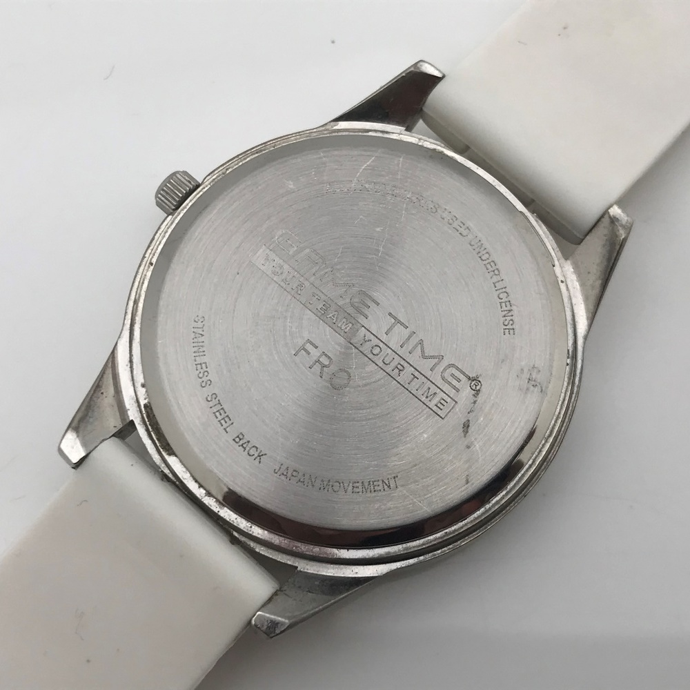 Game Time Women NY Watch White Silicon Rubber Band - Picture 5 of 8